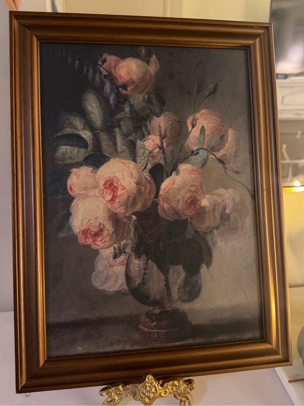 Threshold Pink Rose Bouquet Framed Wall Art